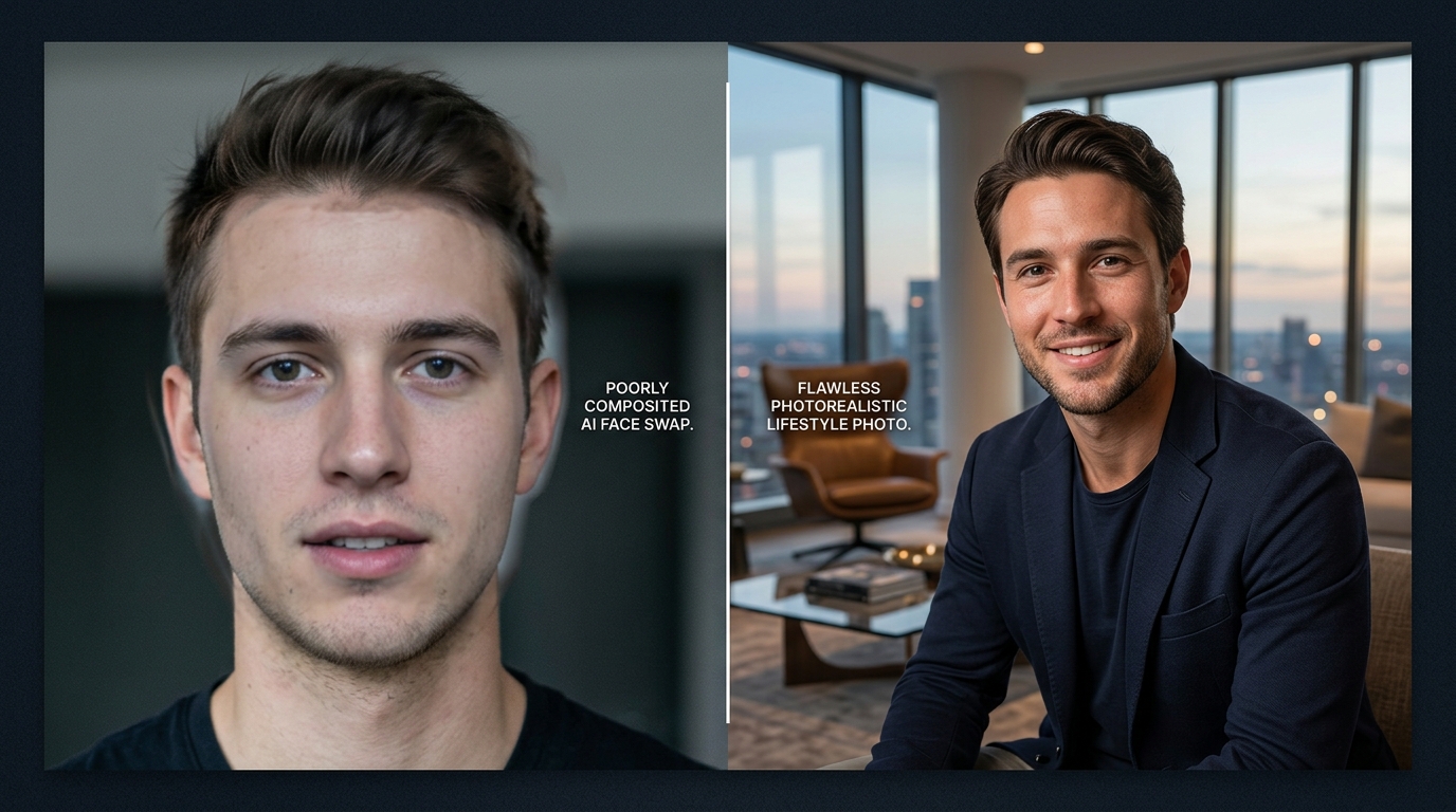 AI Face Swap vs AI Lifestyle Generation: What's the Difference?