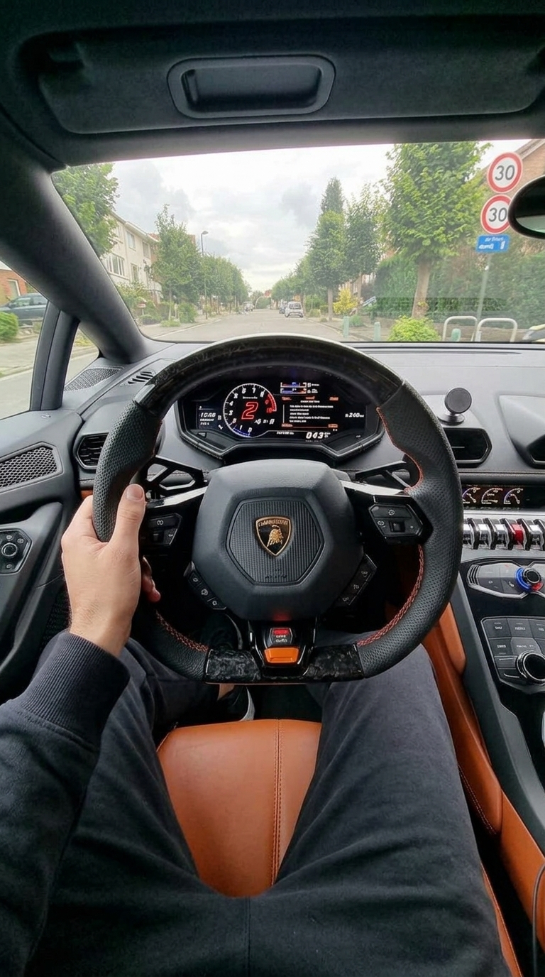 LAMBORGHINI — AI lifestyle photo example